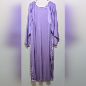 HM XL Long sleeve satin dress